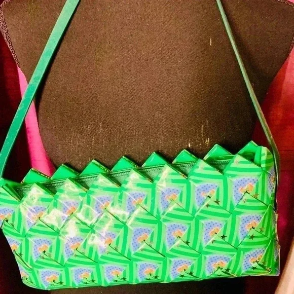 Ecoist Green Recycled Bag - Picture 2 of 5